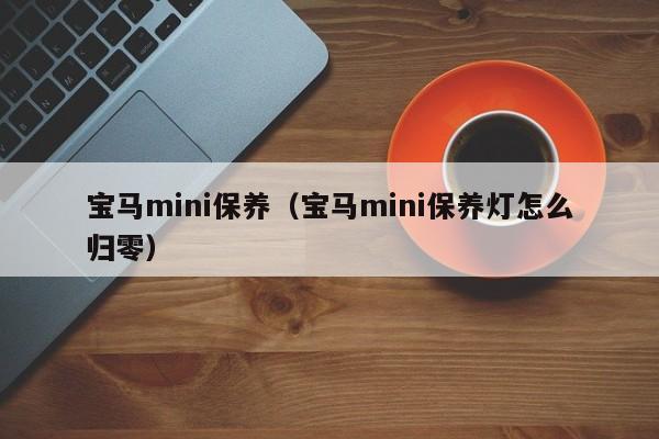 宝马mini保养（宝马mini保养灯怎么归零）